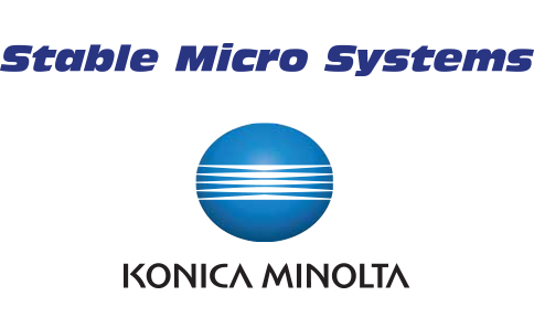 Stable-Micro-Systems-and-Konica-Minolta logos