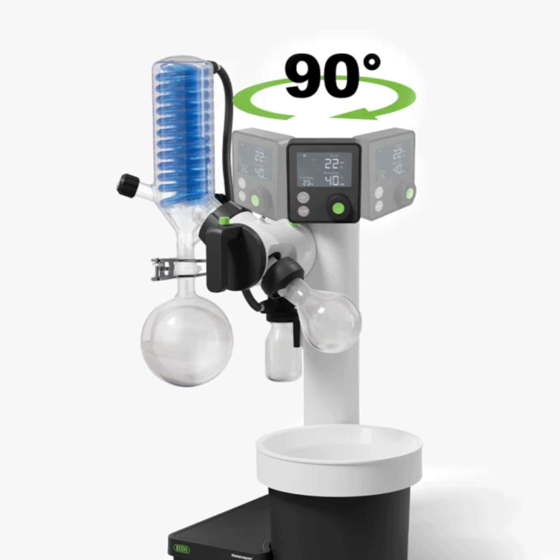 R-80-Rotary-Evaporator-saves-you-space-in-the-laboratory