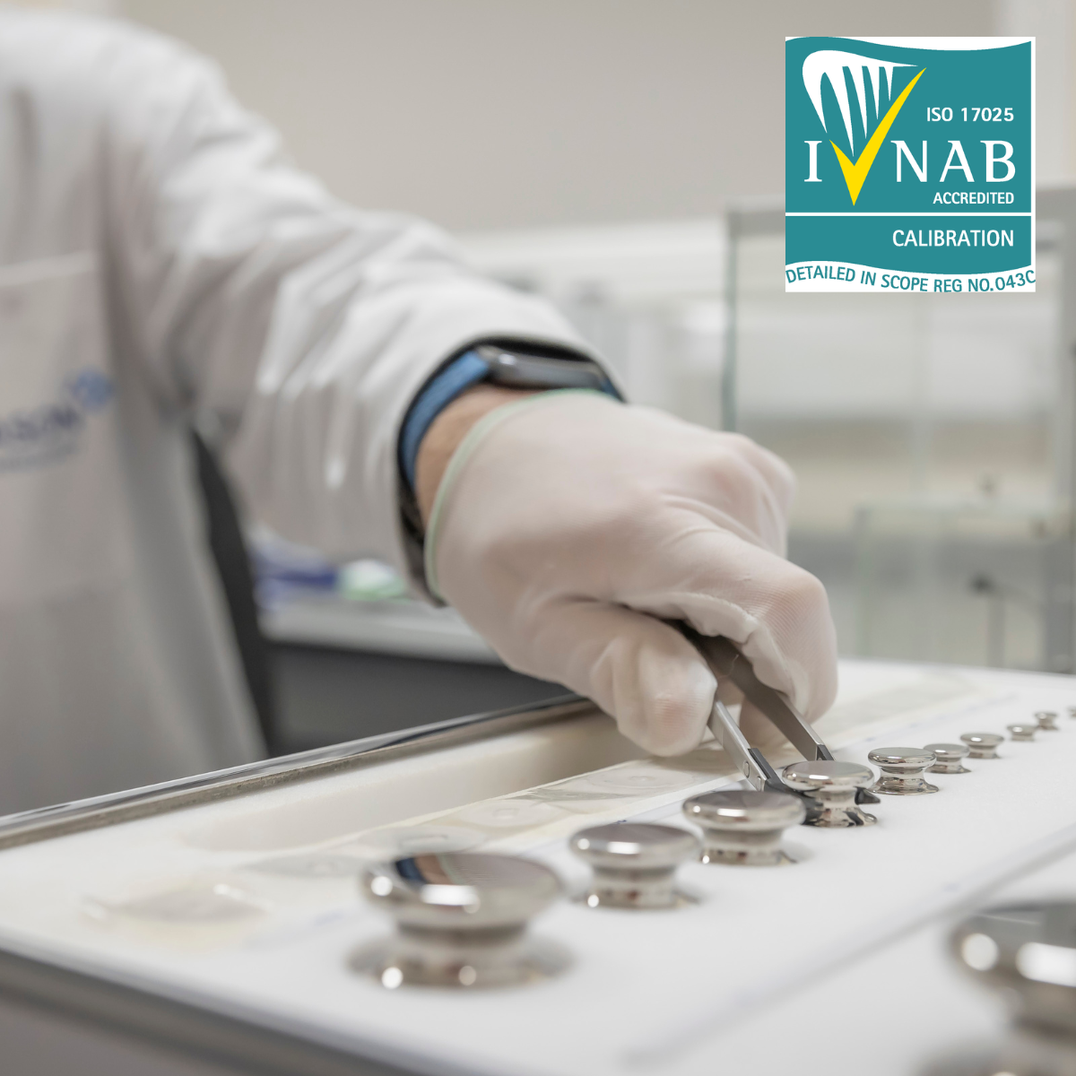 Calibration of Mass Weights - INAB Accredited - GAD